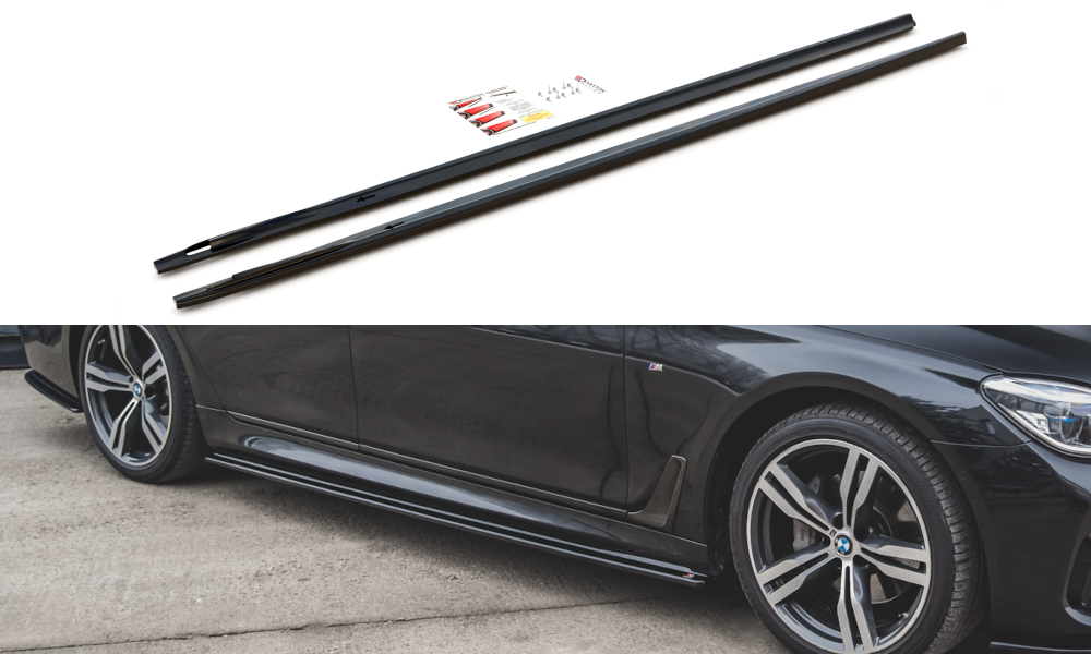 MAXTON DESIGN SIDE SKIRTS DIFFUSERS FOR BMW 7 M-PACK G11