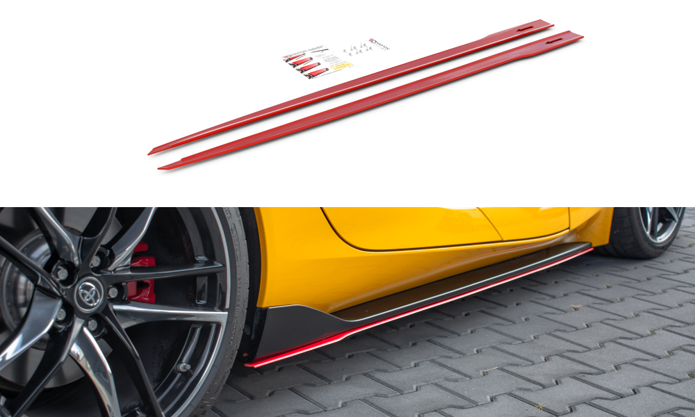 MAXTON DESIGN SIDE SKIRTS DIFFUSERS V.2 TOYOTA SUPRA MK5