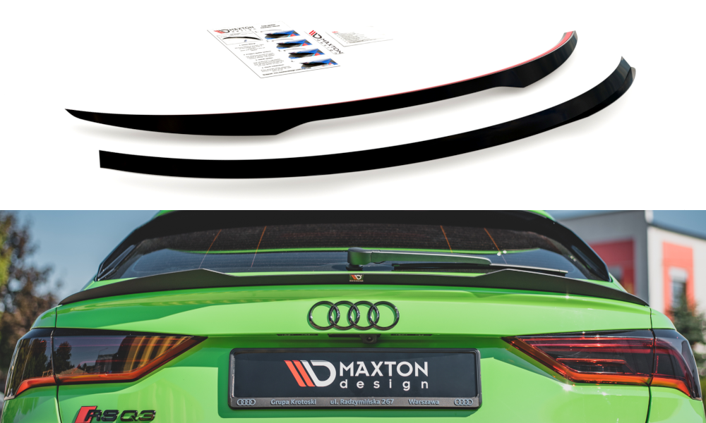 MAXTON DESIGN SPOILER CAP AUDI RSQ3 SPORTBACK F3