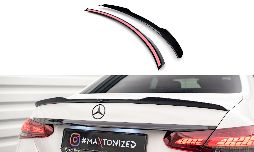 MAXTON DESIGN SPOILER CAP MERCEDES-BENZ E SEDAN AMG-LINE W213 FACELIFT