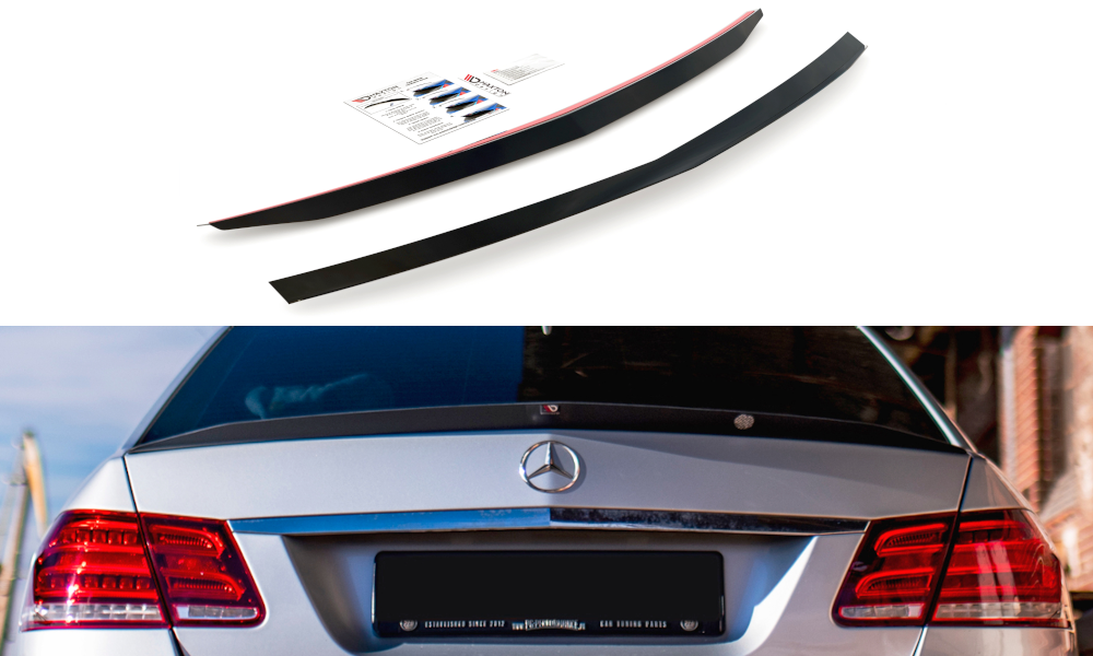 MAXTON DESIGN SPOILER CAP MERCEDES-BENZ E63 AMG SEDAN W212 FACELIFT