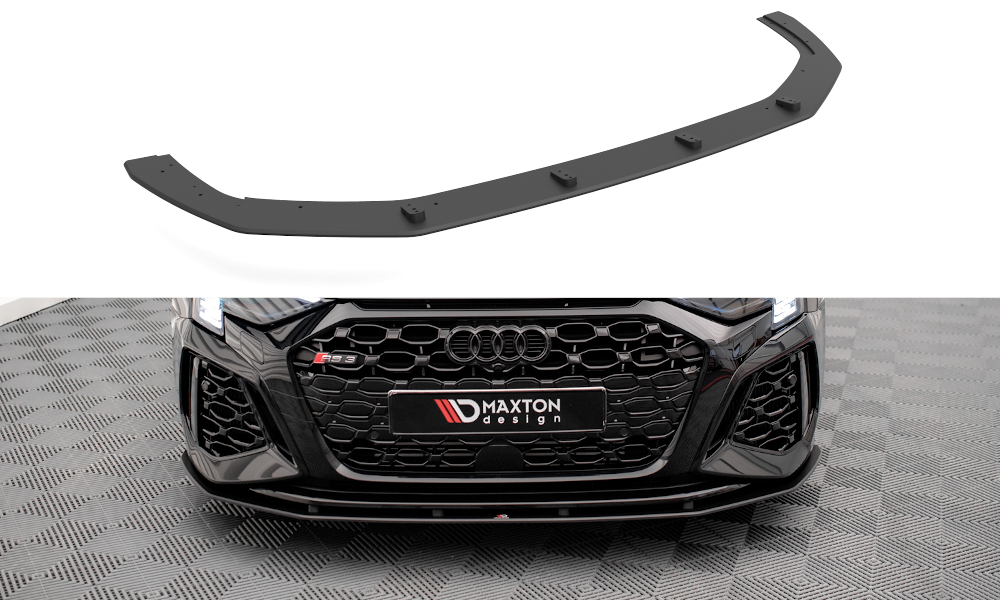 MAXTON DESIGN STREET PRO FRONT SPLITTER AUDI RS3 SPORTBACK / SEDAN 8Y