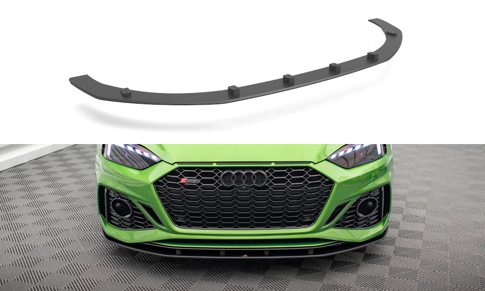 MAXTON DESIGN STREET PRO FRONT SPLITTER AUDI RS5 F5 FACELIFT