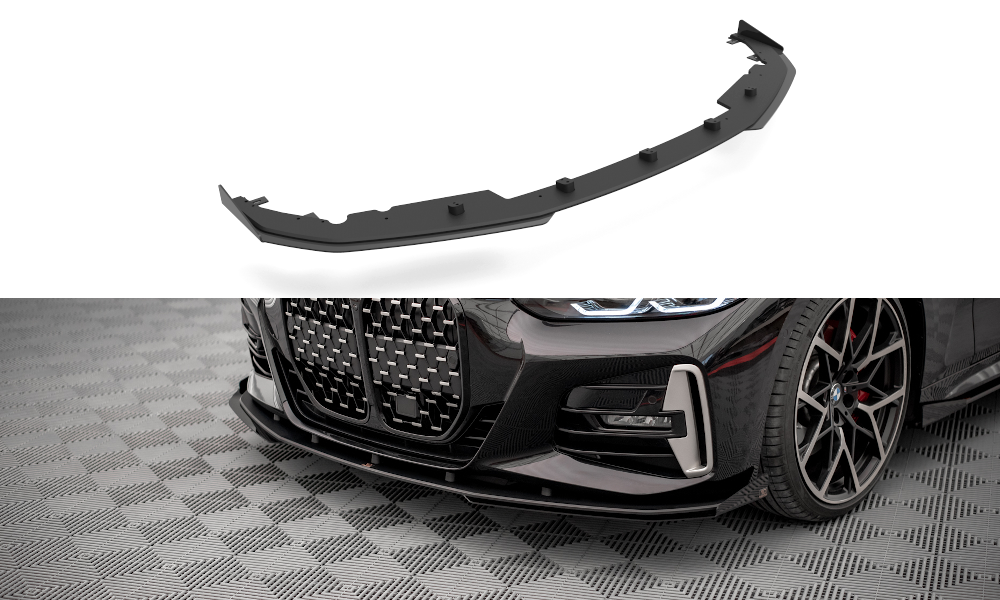 MAXTON DESIGN STREET PRO FRONT SPLITTER + FLAPS BMW 4 M-PACK G22
