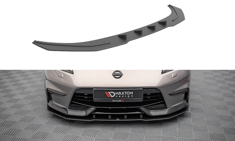 MAXTON DESIGN STREET PRO FRONT SPLITTER NISSAN 370Z NISMO FACELIFT