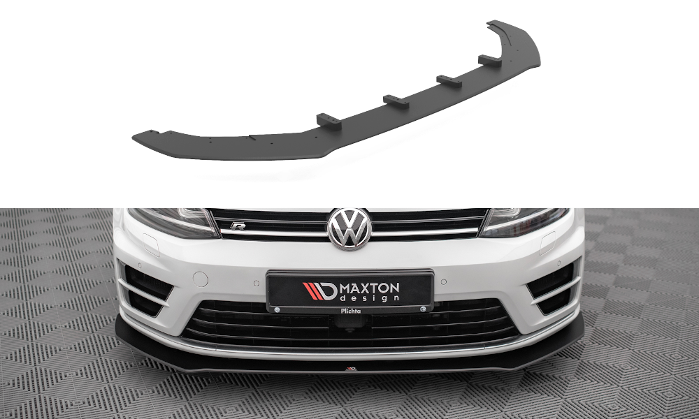 MAXTON DESIGN STREET PRO FRONT SPLITTER V.1 VOLKSWAGEN GOLF R MK7