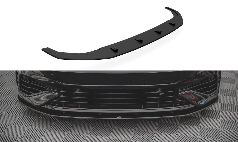 MAXTON DESIGN STREET PRO FRONT SPLITTER VOLKSWAGEN GOLF R MK8