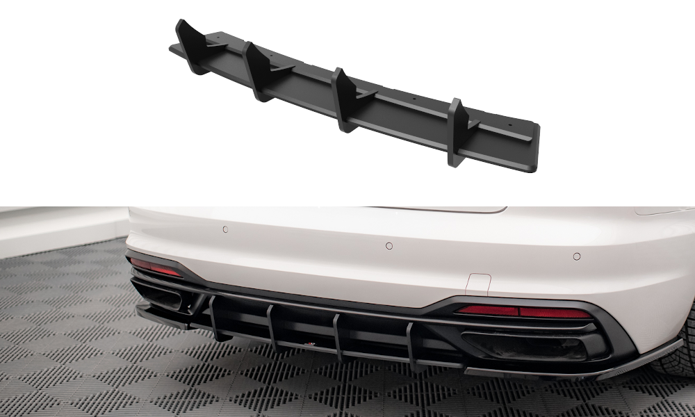 MAXTON DESIGN STREET PRO REAR DIFFUSER AUDI A4 B9 FACELIFT