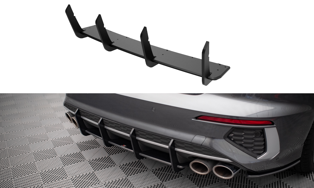 MAXTON DESIGN STREET PRO REAR DIFFUSER AUDI S3 SEDAN 8Y