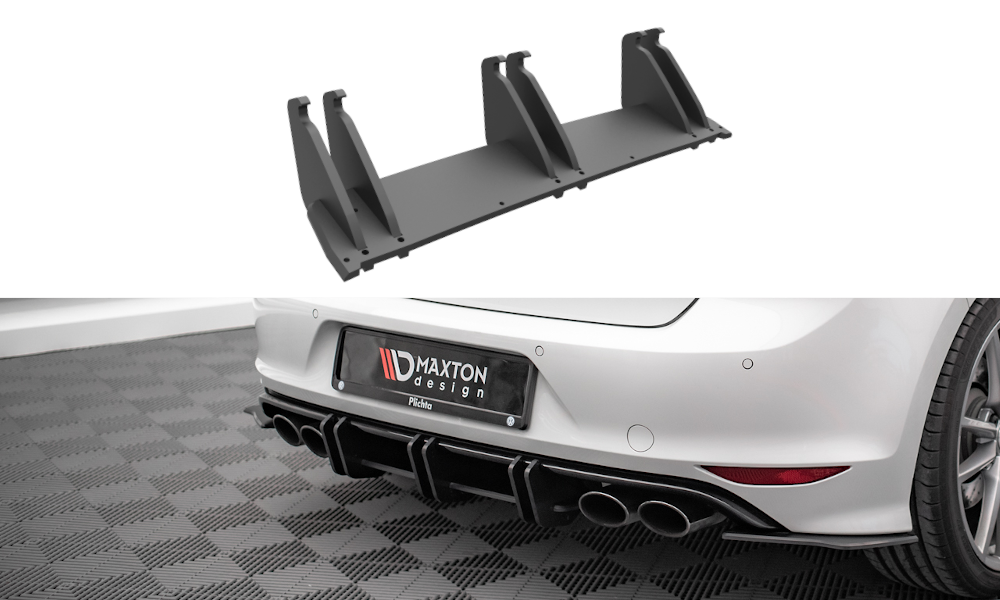 MAXTON DESIGN STREET PRO REAR DIFFUSER VOLKSWAGEN GOLF R MK7