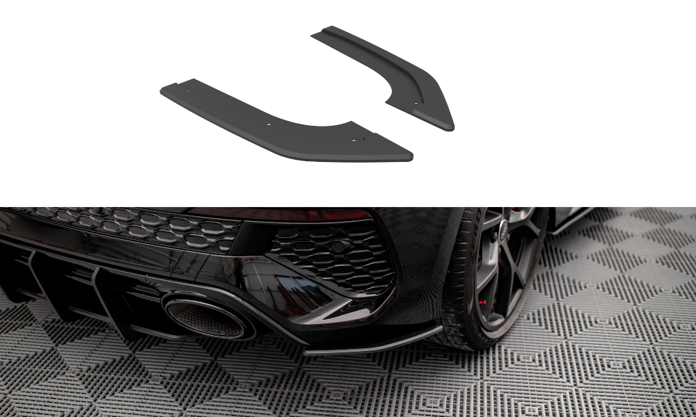 MAXTON DESIGN STREET PRO REAR SIDE SPLITTERS AUDI RS3 SPORTBACK 8Y