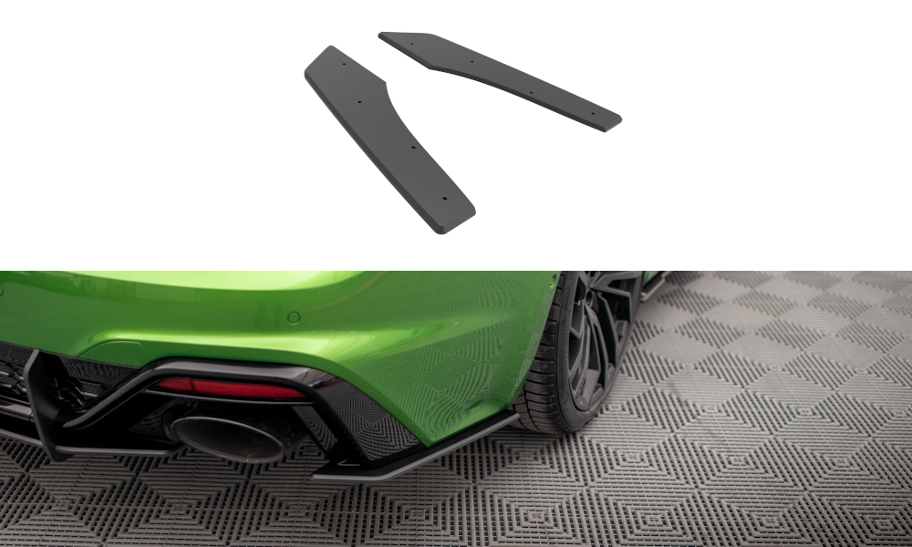 MAXTON DESIGN STREET PRO REAR SIDE SPLITTERS AUDI RS5 F5 FACELIFT