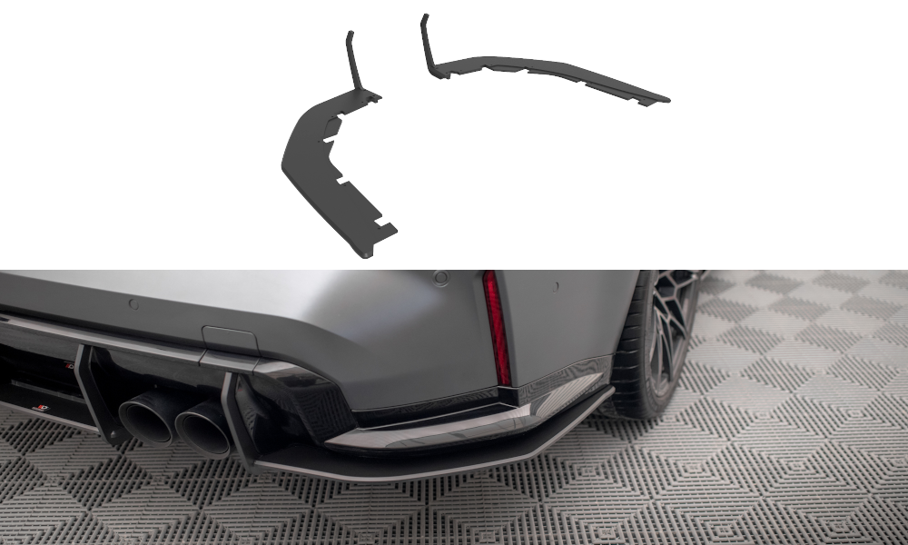 MAXTON DESIGN STREET PRO REAR SIDE SPLITTERS BMW M3 G80