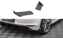 Load image into Gallery viewer, MAXTON DESIGN STREET PRO REAR SIDE SPLITTERS + FLAPS VOLKSWAGEN GOLF R MK7