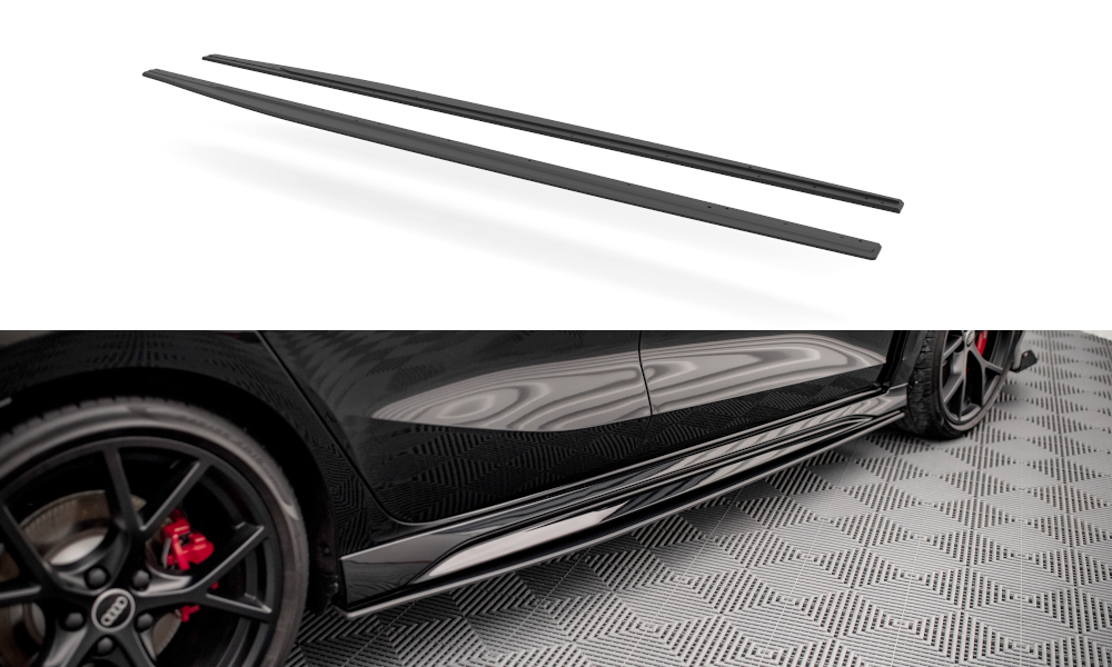 MAXTON DESIGN STREET PRO SIDE SKIRTS DIFFUSERS AUDI RS3 SPORTBACK / SEDAN 8Y