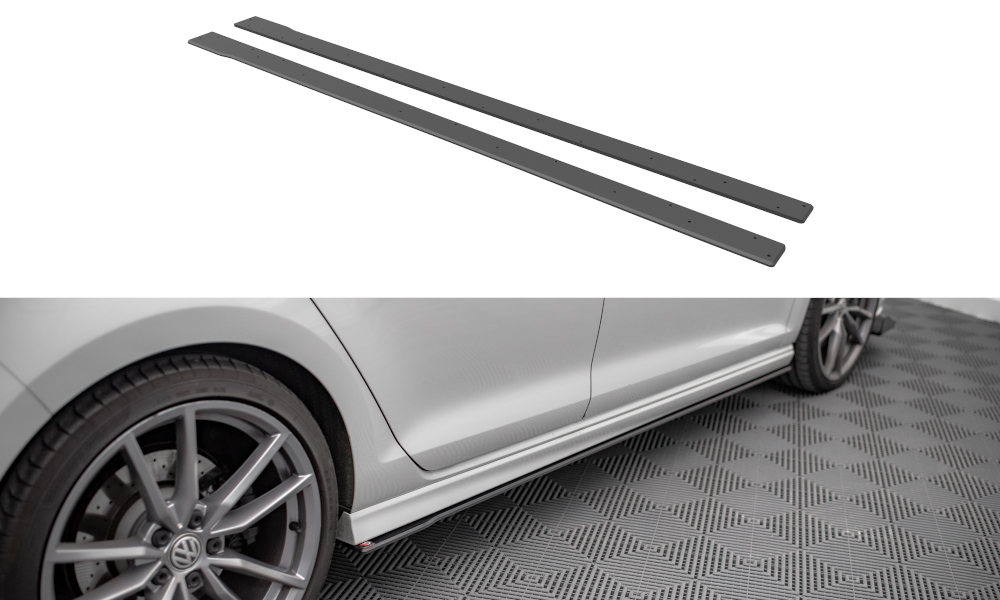 MAXTON DESIGN STREET PRO SIDE SKIRTS DIFFUSERS VOLKSWAGEN GOLF R MK7