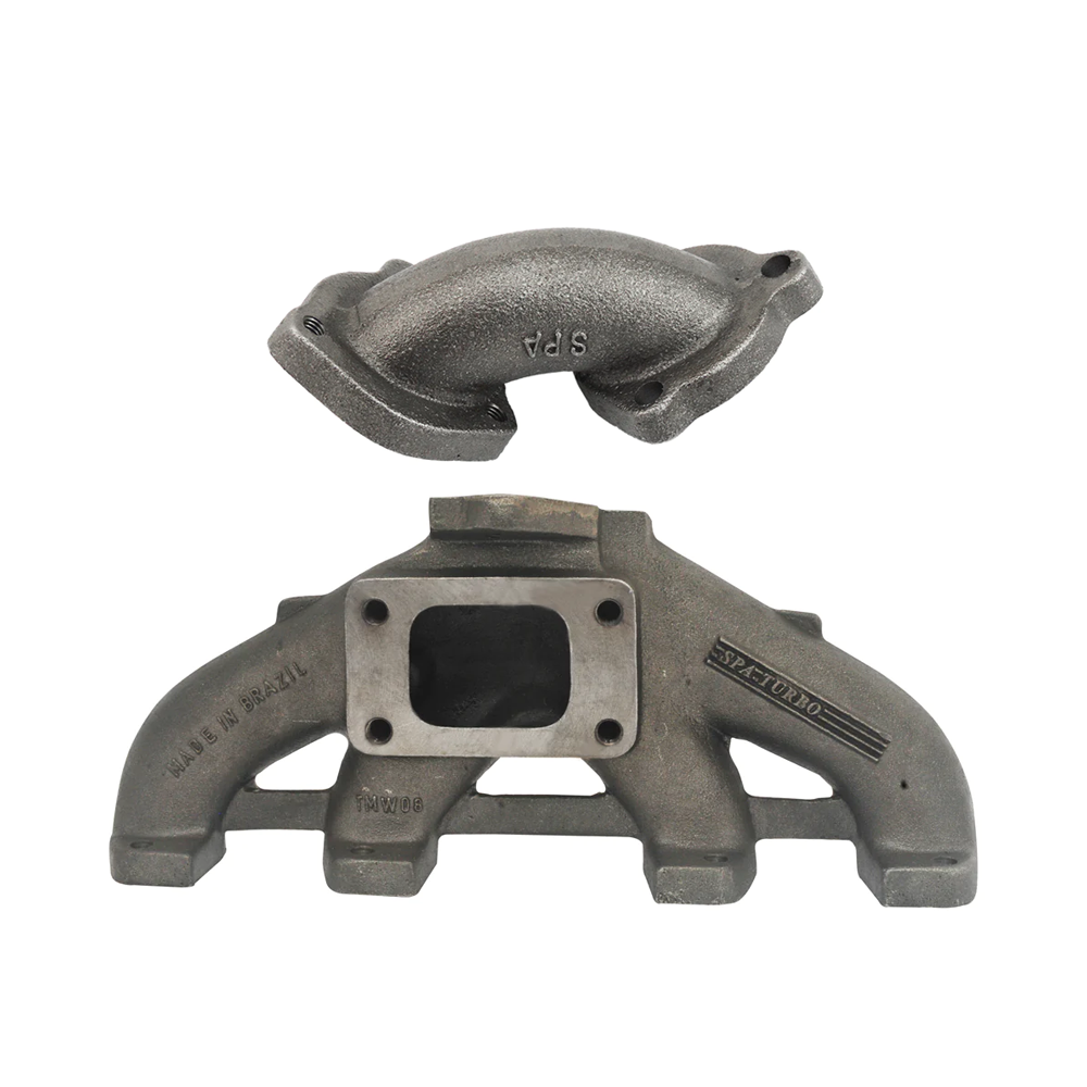 SPA Turbo Turbo Manifold + 55 DEGREE L FITTING WASTEGATE MOUNT FOR VW MKIV 2.0 T3 Turbo