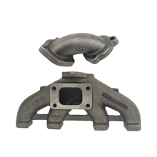 Load image into Gallery viewer, SPA Turbo Turbo Manifold + 55 DEGREE L FITTING WASTEGATE MOUNT FOR VW MKIV 2.0 T3 Turbo
