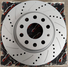 Load image into Gallery viewer, Eurospec 286mm Drilled and Slotted Rear Brake Rotors - VW Mk5/Mk6