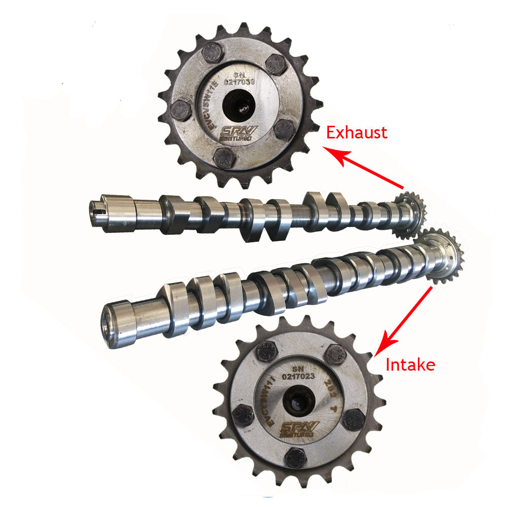 SPA Turbo 252 / 260 High Performance Camshaft set + Set FORGED HEAD STUDS + Decompression MLS head gasket For VW/AUDI 1.8L 20V