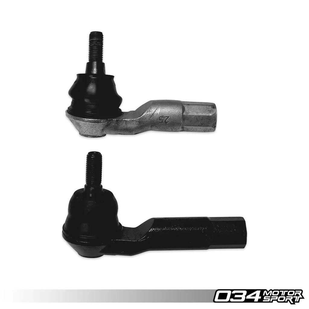 034Motorsport Extended Tie Rod End Kit, Audi & Volkswagen PQ35, MQB, and MQB Evo