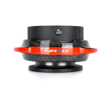Load image into Gallery viewer, NRG Quick Release Gen 2.2 - Black Body / Carbon Fiber Red Ring