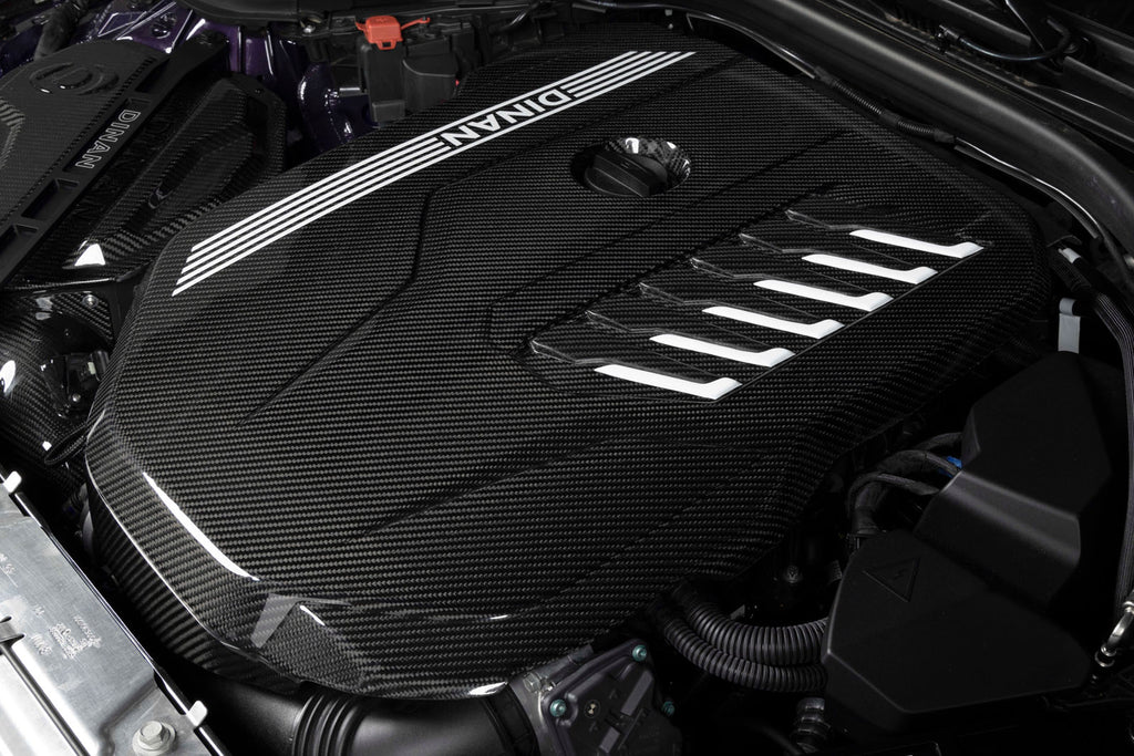 DINAN GLOSS CARBON FIBER ENGINE COVER - 2020-2024 BMW B58D