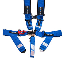 Load image into Gallery viewer, NRG SFI 16.1 5PT 3in. Seat Belt Harness / Latch Link - Blue