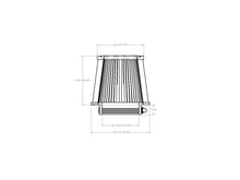 Load image into Gallery viewer, aFe POWER Universal Clamp-On Air Filter w/ D2 Dura-Dry Media - 3-3/4in F x 6in B x 4-3/4in T x 5in H
