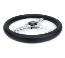 Load image into Gallery viewer, NRG Light Weight Gaming Steering Wheel - Driftz 350mm 3 Chrome Spokes Perforated Leather