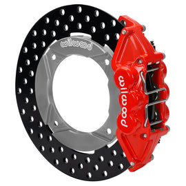 Wilwood 2020+ Polaris RZR Pro UTV6 Rear Kit 11.25in - Red Calipers/Drilled Rotors