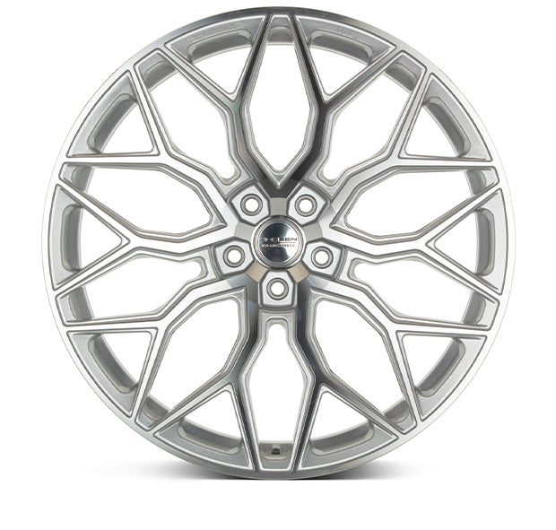 Vossen HF-2 24X10 / 5X120 / ET32 / Deep Face / 72.56 - Silver Polished Wheel