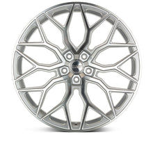 Load image into Gallery viewer, Vossen HF-2 24X10 / 5X120 / ET32 / Deep Face / 72.56 - Silver Polished Wheel