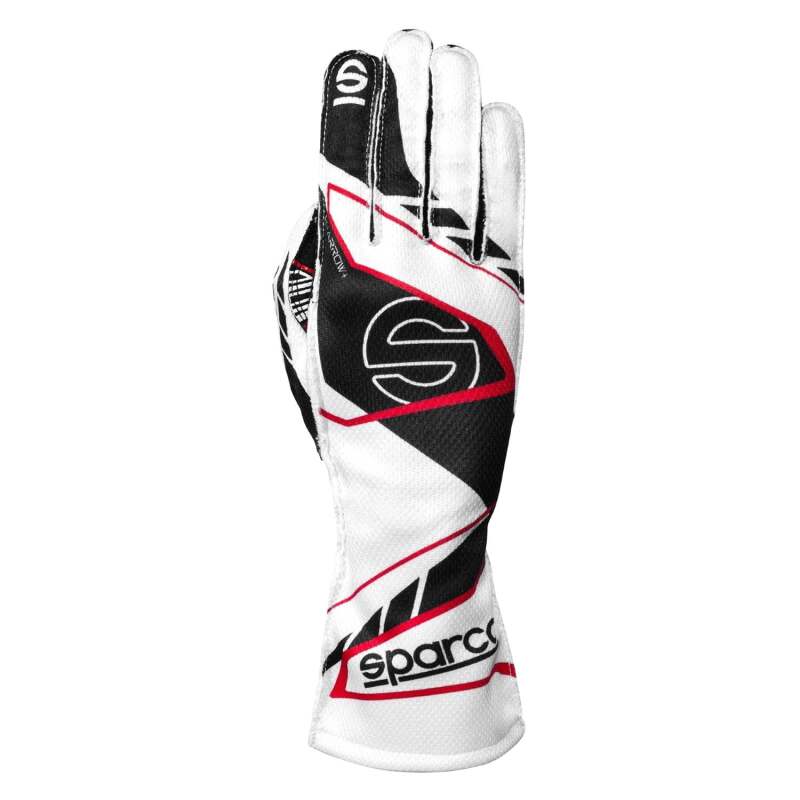 SPARCO K-Arrow+ White/Black Kart Racing Gloves Size 09