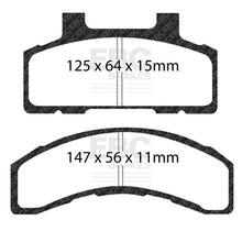 Load image into Gallery viewer, EBC 93-96 Buick Century 2.2 Greenstuff Front Brake Pads