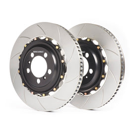 GiroDisc Mercedes Benz 360mm Dimpled & Slotted Front Rotors