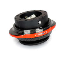 Load image into Gallery viewer, NRG Quick Release Gen 2.2 - Black Body / Carbon Fiber Red Ring