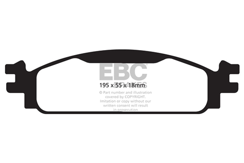 EBC 08-10 Ford Flex 3.5 Ultimax2 Front Brake Pads
