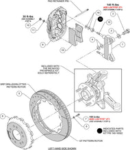 Load image into Gallery viewer, Wilwood kit front XRS6R wwe C10 alum pro spindle 13.06 rotor GT