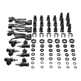 DeatschWerks Universal 6 Cylinder Import Injector Kit - Set of Six 550cc Injectors