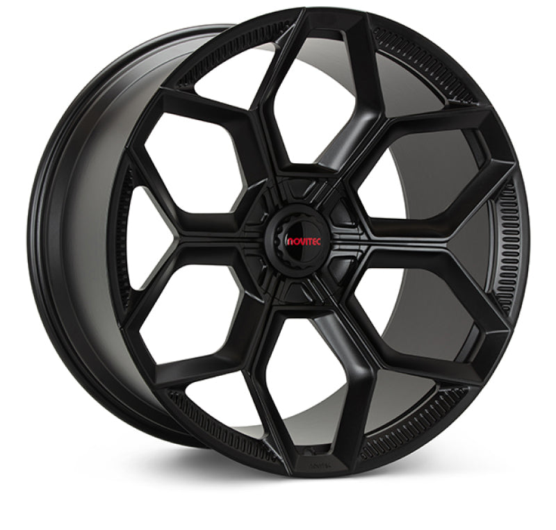 Vossen x Novitec NL5-5L 23x12in - 5x130 BP - ET15 - Satin Black Lamborghini Urus Rear Wheel
