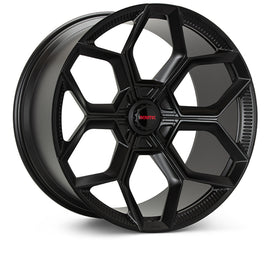 Vossen x Novitec NL5-5L 23x12in - 5x130 BP - ET15 - Satin Black Lamborghini Urus Rear Wheel
