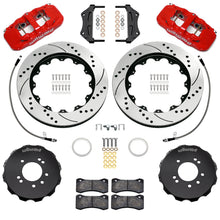 Load image into Gallery viewer, Wilwood 95-98 Nissan Skyline Aerolite 6R Front BBK w/ 14.00in D/S Rotors &amp; Flexlines - Red