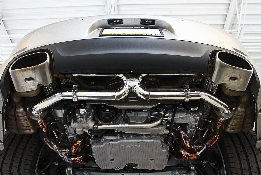 Fabspeed Porsche 991 Carrera Center Muffler Bypass X-Pipe