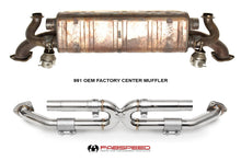 Load image into Gallery viewer, Fabspeed Porsche 991 Carrera Center Muffler Bypass X-Pipe
