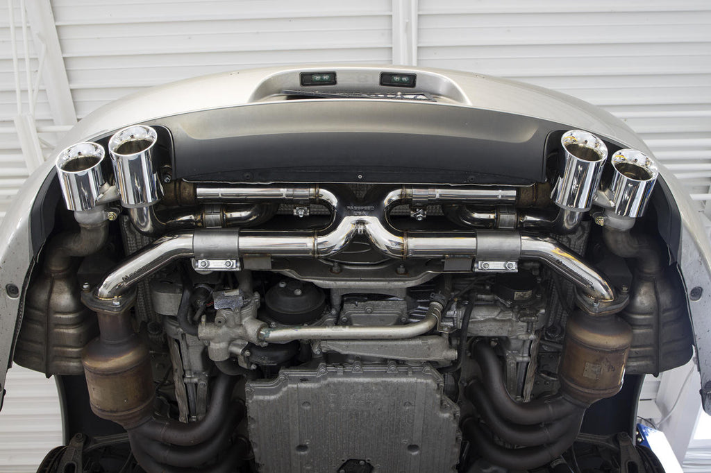 Fabspeed Porsche 991 Carrera Valvetronic Center Muffler Bypass X-Pipe (Valved Exhaust Only)