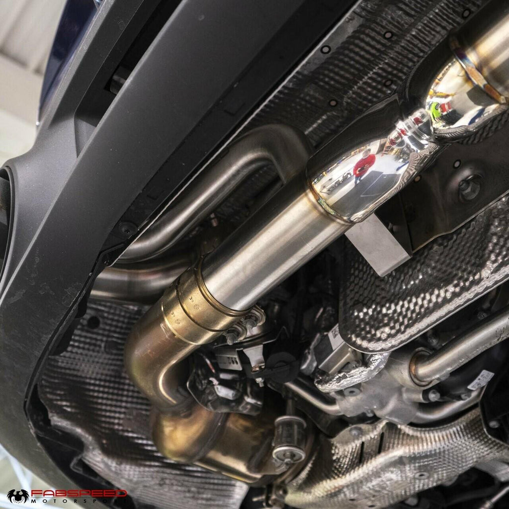 Fabspeed Porsche 992 Turbo, Turbo S Cat-Back Valvetronic Maxflo Exhaust System (2021+)
