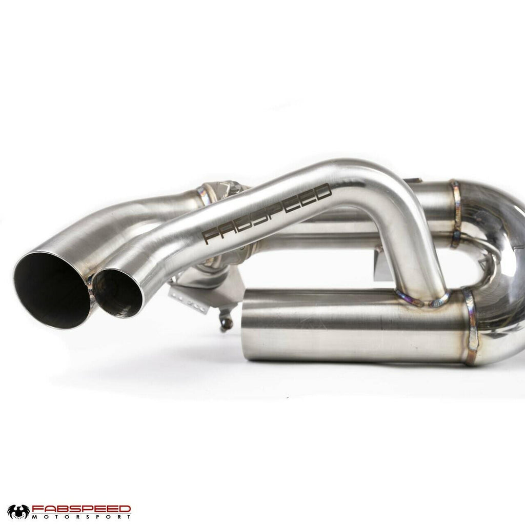 Fabspeed Porsche 992 Turbo, Turbo S Cat-Back Valvetronic Maxflo Exhaust System (2021+)