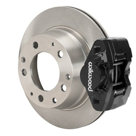 Wilwood 69-83 Porsche 911 D31 11.42in. Rear Brake Kit w/ Flex Lines - Black