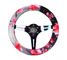 Load image into Gallery viewer, NRG Steering Wheel Cover - Sakura Stretch Polyester w/ PrismaTag